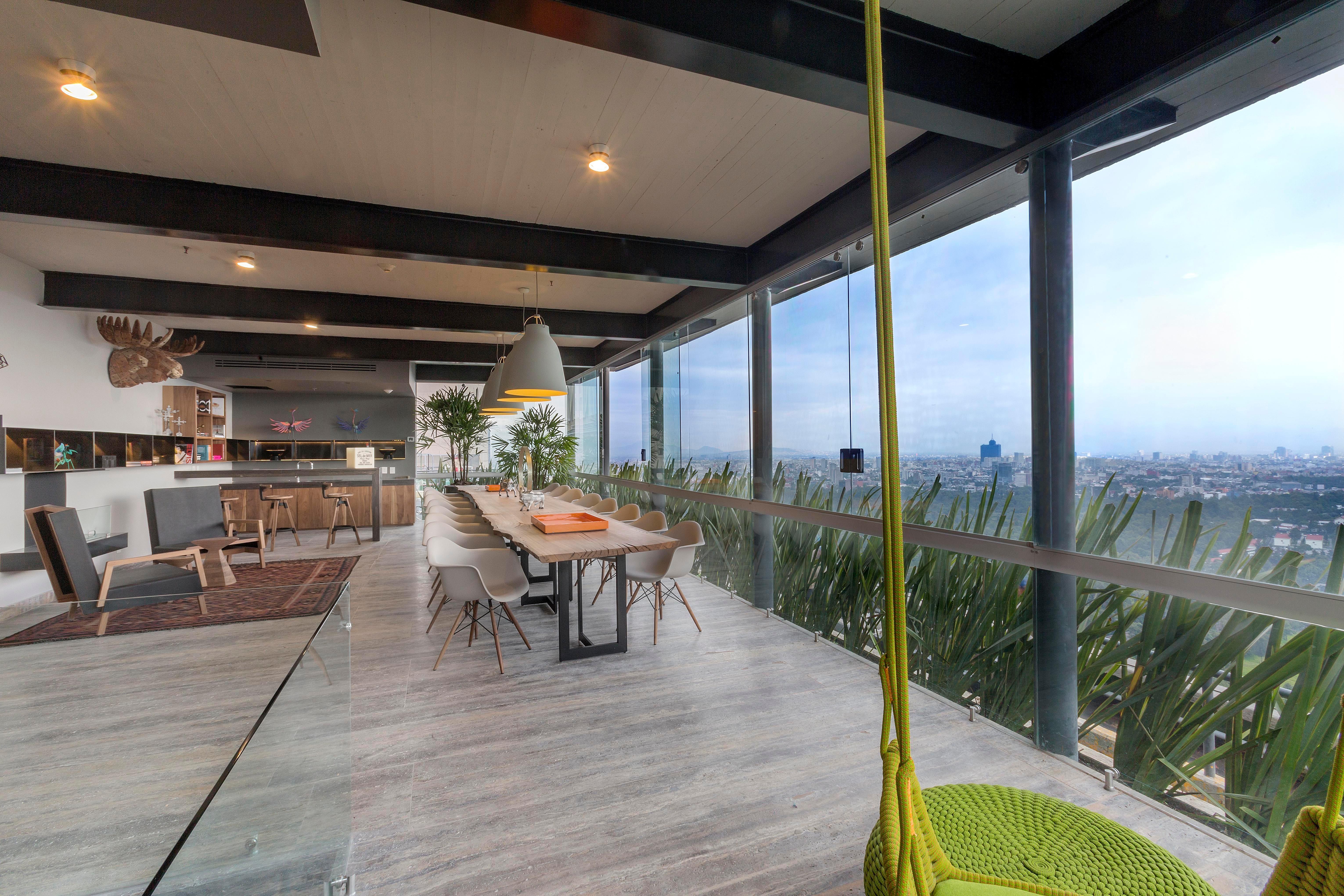 Presidente Intercontinental Mexico City By Ihg Exterior photo Skyline Penthouse